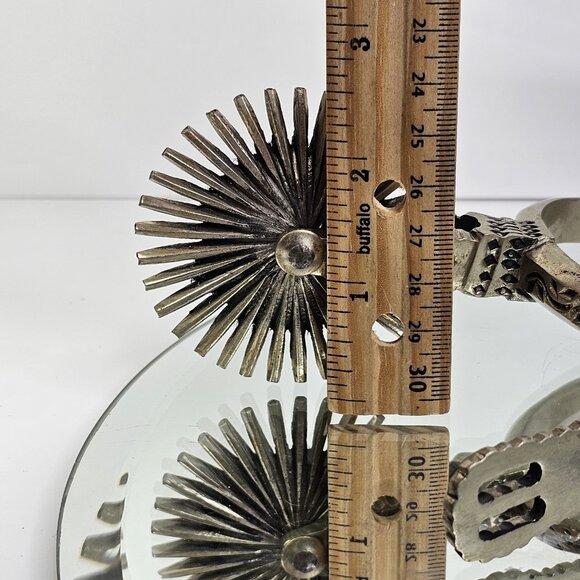 Chilean Cowboy Spurs Vintage Artisan Handmade Set Equestrian Riding Horse - Picture 14 of 16